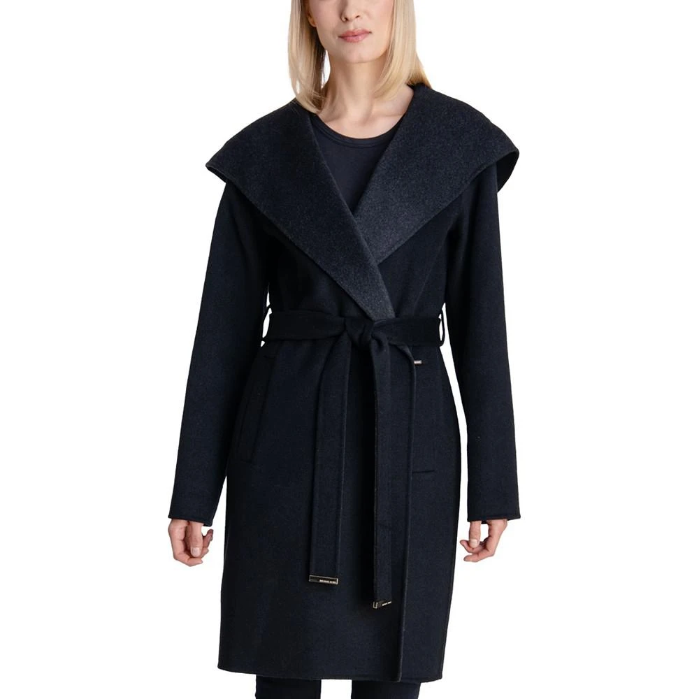 商品Michael Kors|Women's Two-Tone Double-Face Belted Coat,价格¥2054,第1张图片