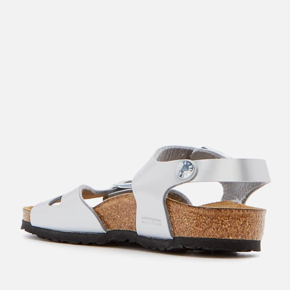 商品Birkenstock|BIRKENSTOCK RIO KIDS' SANDALS - ELECTRIC METALLIC SILVER,价格¥178,第2张图片详细描述