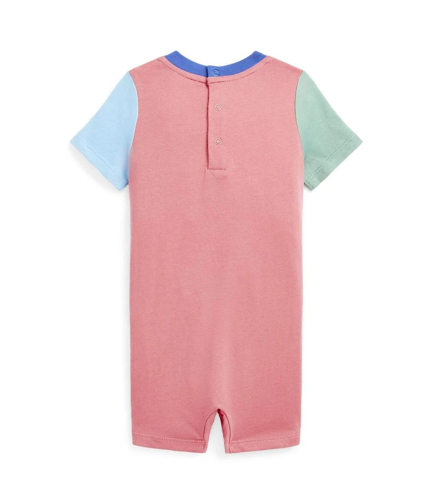 商品Ralph Lauren|Polo Bear Color-Blocked Cotton Shortall (Infant),价格¥369,第2张图片详细描述