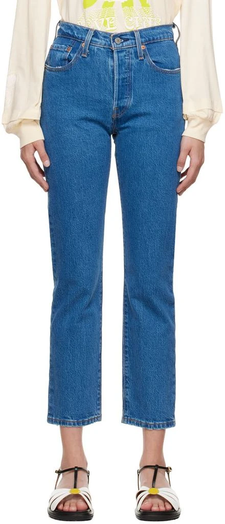 商品Levi's|Blue 501 Jeans,价格¥382,第1张图片