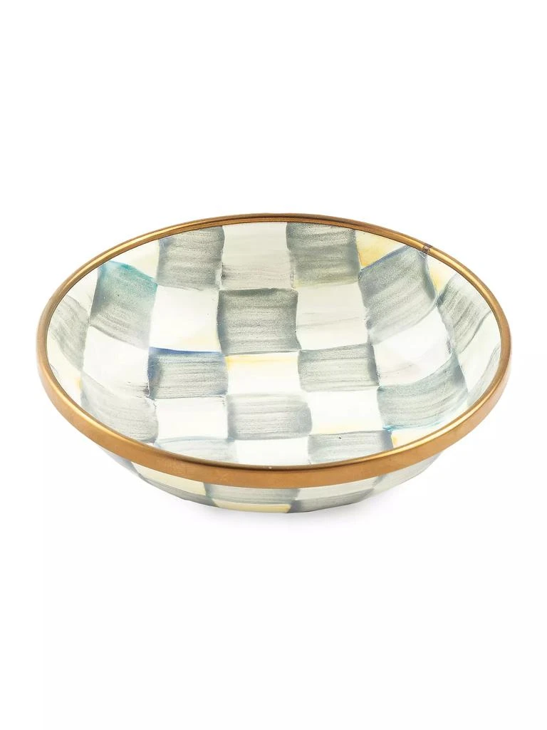 商品MacKenzie-Childs|Sterling Check Enamel Dipping Bowl,价格¥262,第1张图片