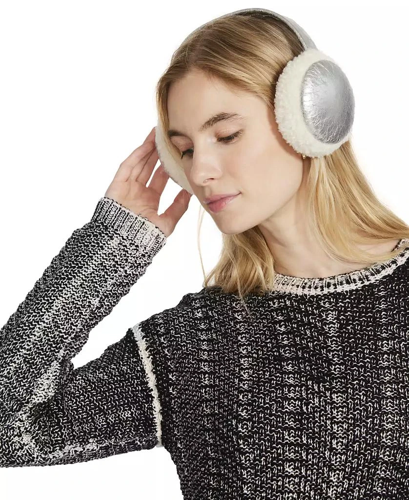 商品Steve Madden|Women's Cozy Glitter Faux-Suede Earmuffs,价格¥210,第3张图片详细描述