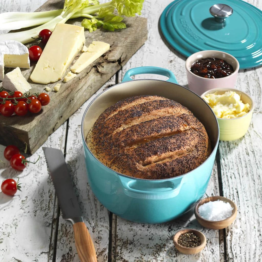 商品Le Creuset|Signature Cast Iron Oval Casserole - 27cm - Bamboo Green,价格¥2284,第5张图片详细描述