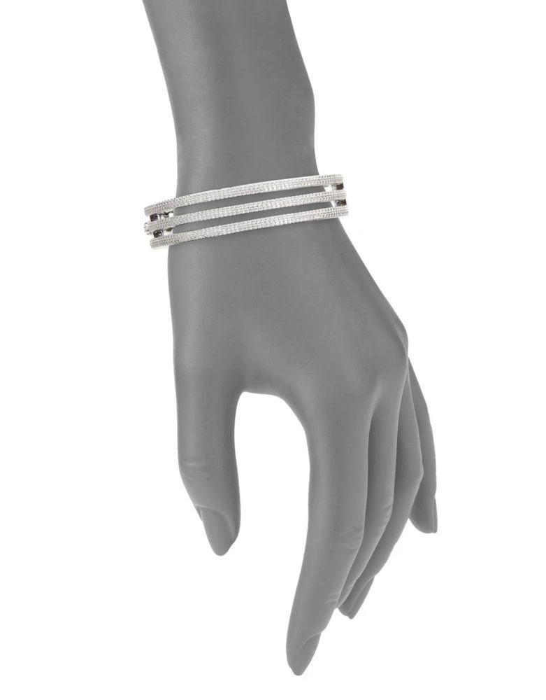 商品Nadri|Crystal Pavé Hinge Bracelet,价格¥596,第2张图片详细描述