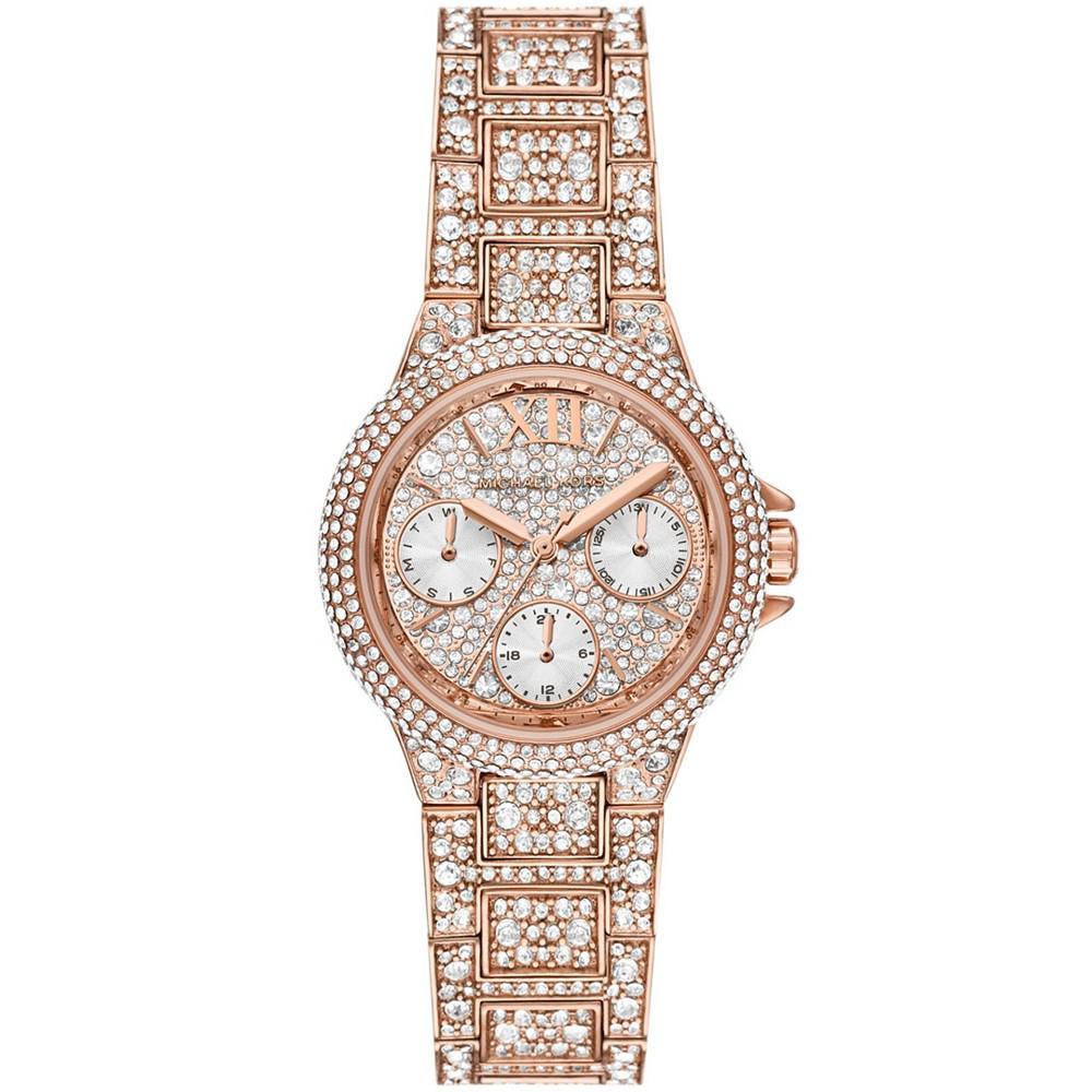 商品Michael Kors|Women's Camille Rose Gold-Tone Stainless Steel Bracelet Watch, 33mm,价格¥1651,第1张图片