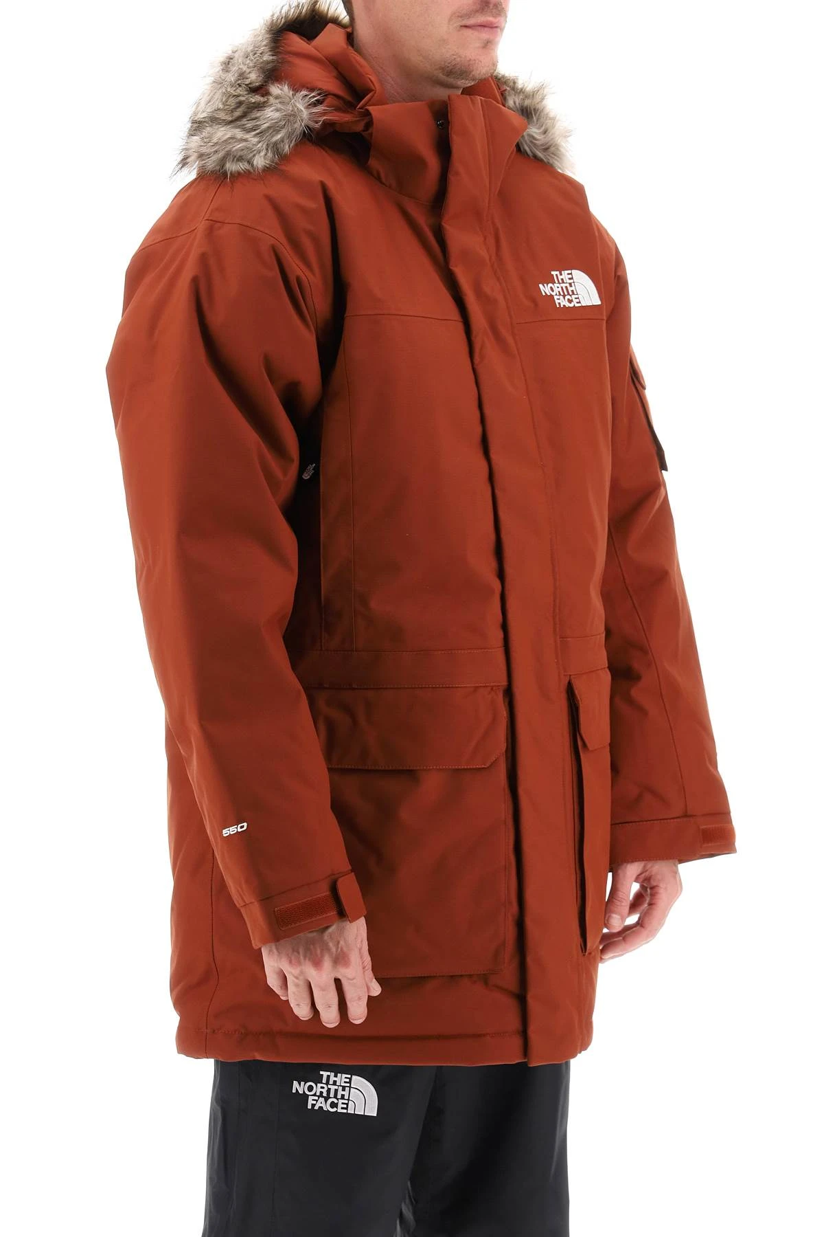 商品The North Face|The North Face 男士大衣 NF0A4M8GUBC 棕色,价格¥3593,第3张图片详细描述