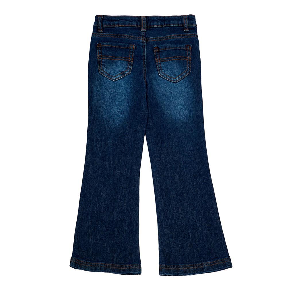 Little Girls Flared Boot Cut Denim Jeans, Created For Macy's商品第2张图片规格展示