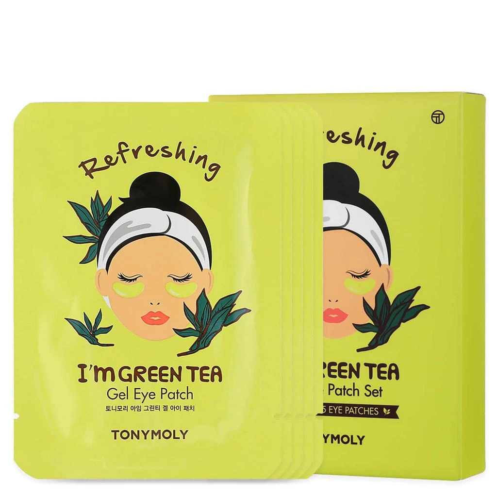 商品TONYMOLY|TONYMOLY I'm Green Tea Eye Patch - Set of 5,价格¥130,第1张图片