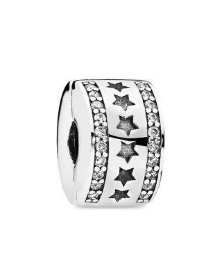 商品PANDORA|Sterling Silver & Cubic Zirconia Starry Formation Charm,价格¥278,第1张图片
