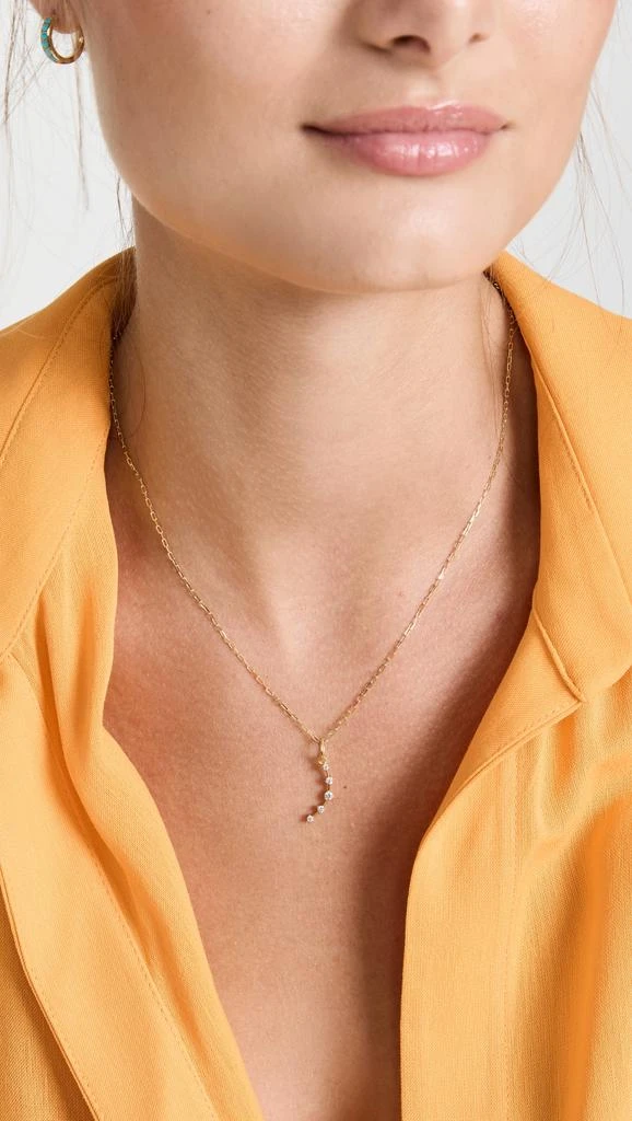 商品Jade Trau|Jade Trau 20k 迷你新月形吊坠和链条项链,价格¥12589,第3张图片详细描述