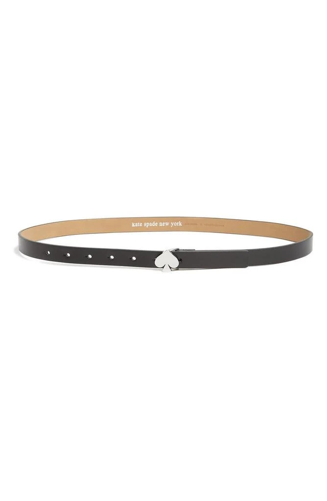 商品Kate Spade|classic spade leather belt,价格¥170,第1张图片