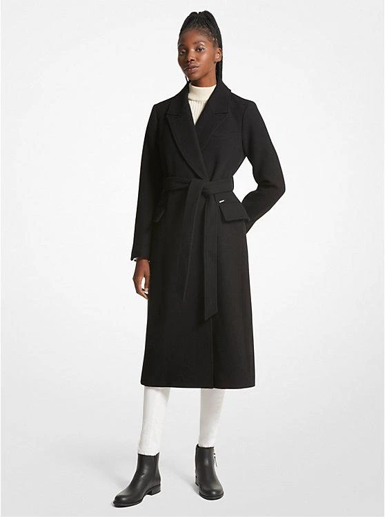 商品Michael Kors|Wool Blend Wrap Coat,价格¥1244,第1张图片