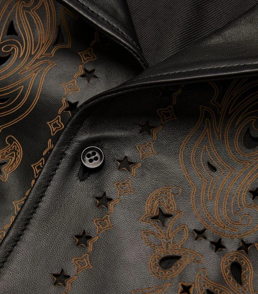 商品AMIRI|Leather Bandana Print Shirt,价格¥21053,第5张图片详细描述