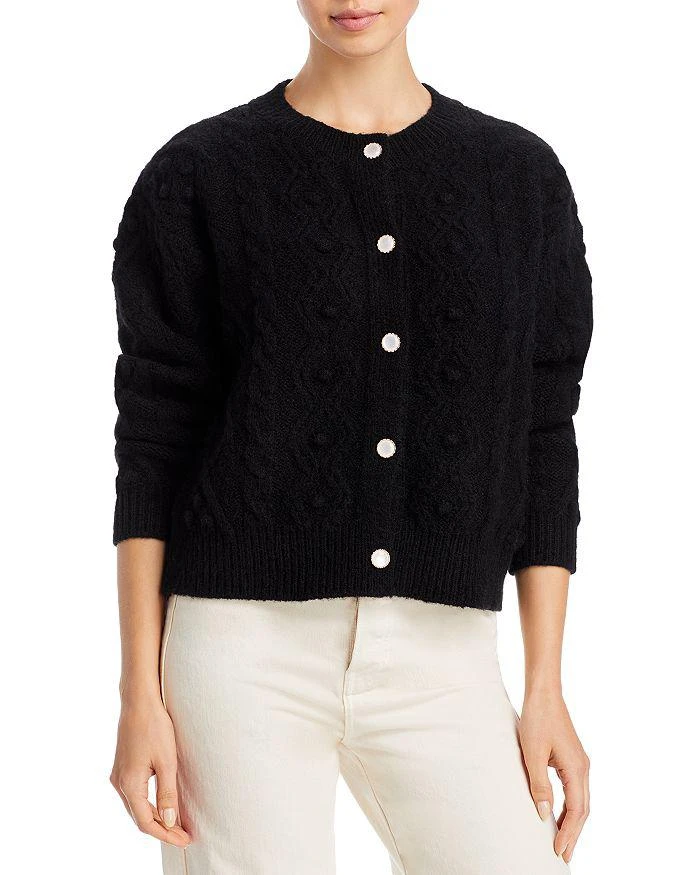 商品AQUA|Embellished Cable Knit Cardigan - 100% Exclusive,价格¥196,第1张图片