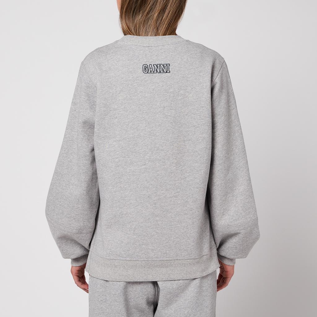 商品Ganni|Ganni Women's Software Isoli Sweatshirt - Paloma Melange,价格¥757,第4张图片详细描述