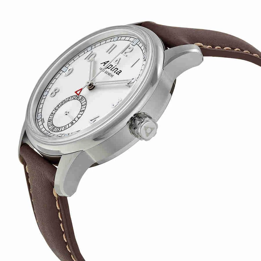 商品Alpina|Alpiner Manufacture Silver Dial Brown Leather Men's Watch AL-710S4E6,价格¥5687,第2张图片详细描述