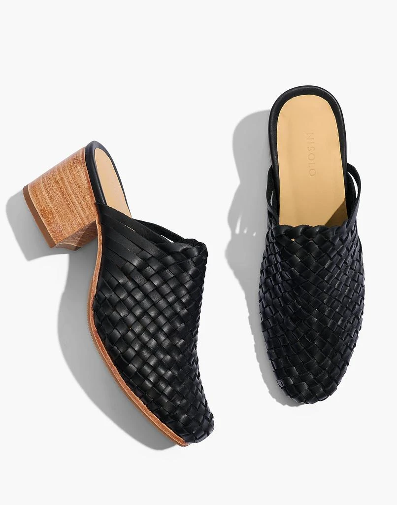 商品Madewell|Nisolo All-Day Woven Heeled Mule,价格¥860,第1张图片