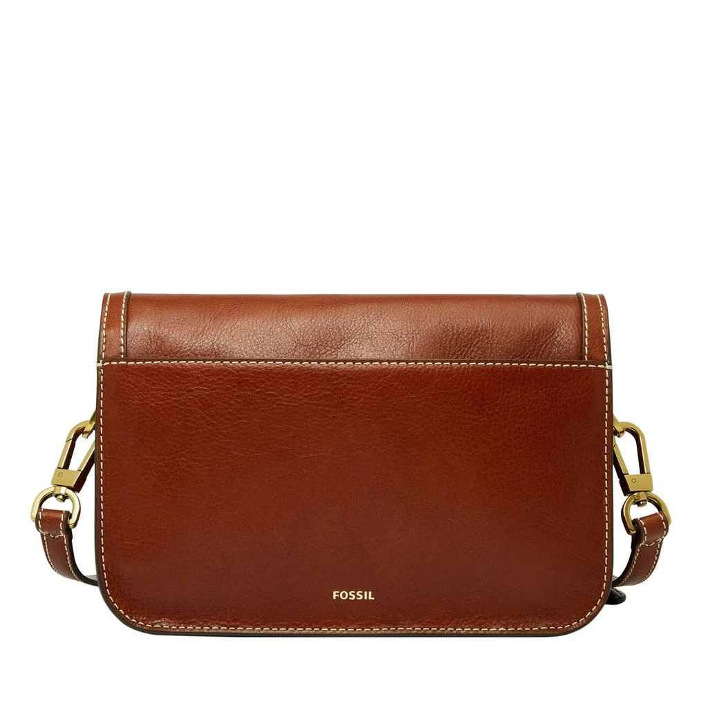 商品Fossil|Women's Ainsley LiteHide Leather Flap Crossbody,价格¥1026,第3张图片详细描述