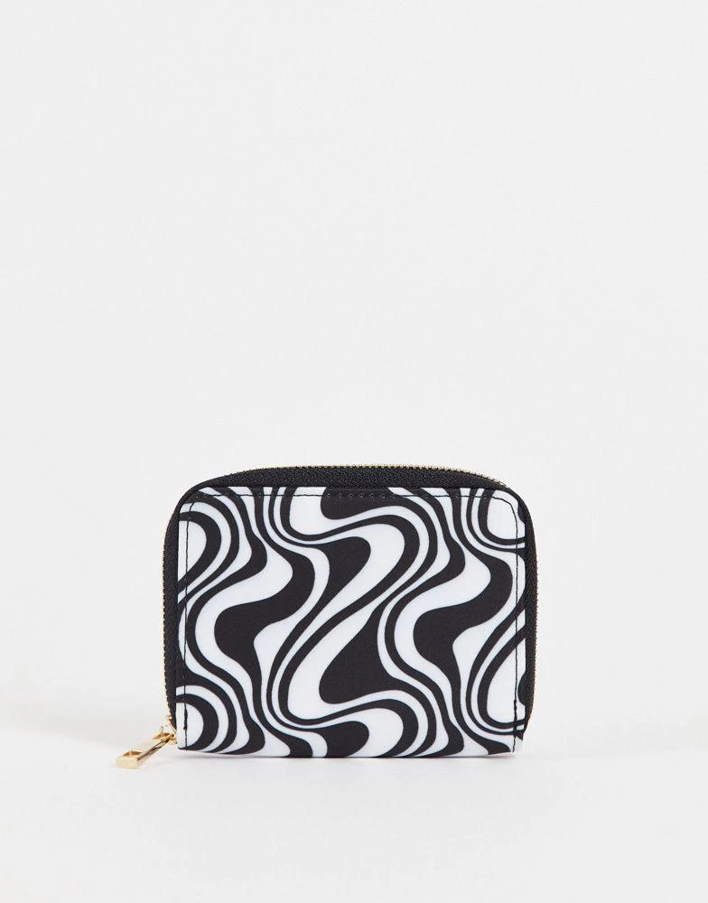 商品ASOS|ASOS DESIGN nylon purse in swirl print,价格¥82,第4张图片详细描述