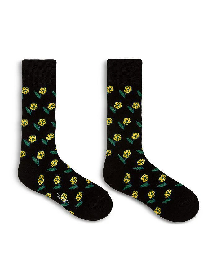 商品Paul Smith|Bran Flower Mid Calf Socks,价格¥137,第2张图片详细描述