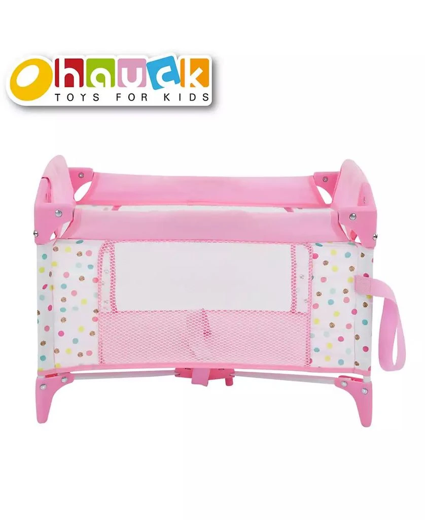 商品Redbox|Love Heart Doll Play Yard Baby Doll Accessory - Folds for Easy Storage and Travel,价格¥188,第4张图片详细描述