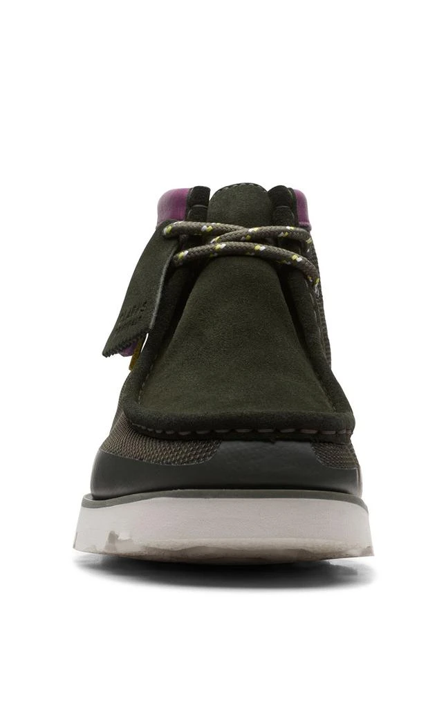 商品Clarks|(26167866) Wallabee 2.0 GTX Boots - Green Combi,价格¥1367,第3张图片详细描述