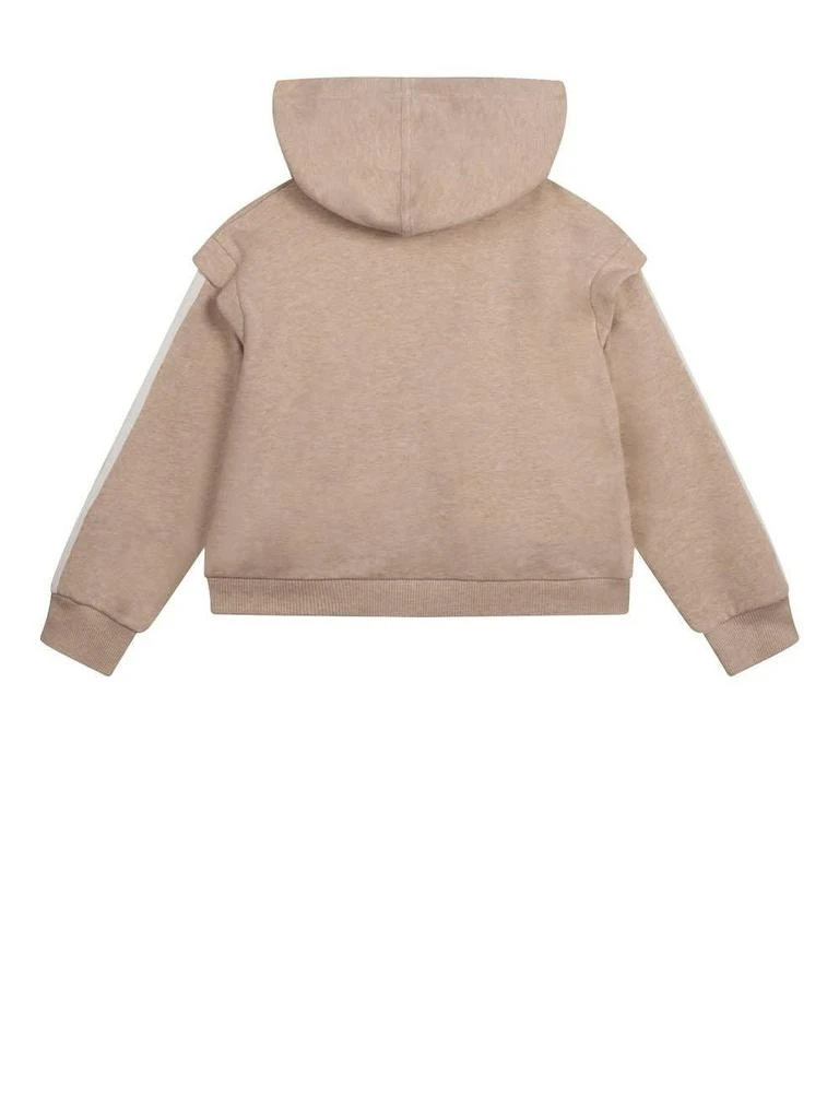 商品Chloé|Chloé Kids Beige Hoodie With Logo And Contrast Stripes,价格¥1243,第2张图片详细描述