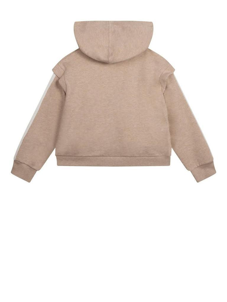 商品Chloé|Chloé Kids Beige Hoodie With Logo And Contrast Stripes,价格¥1124,第4张图片详细描述