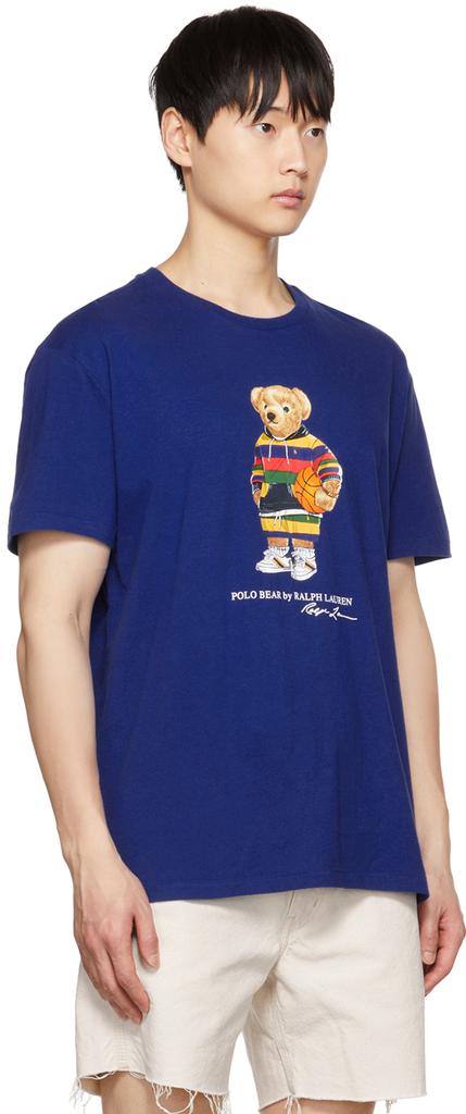 Blue Polo Bear T-Shirt商品第2张图片规格展示