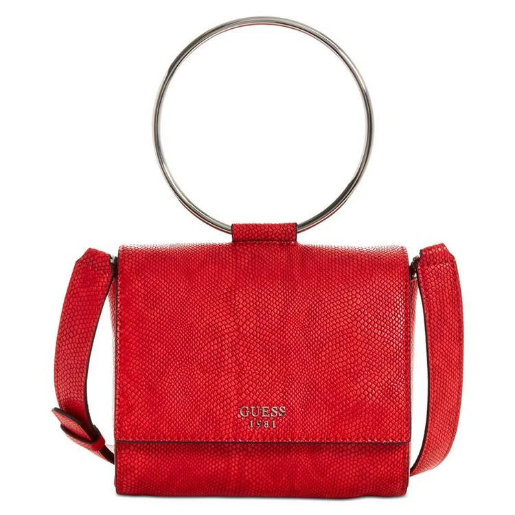 商品GUESS|Keaton Mini Flap Top Handle Shoulder Bag,价格¥302,第1张图片