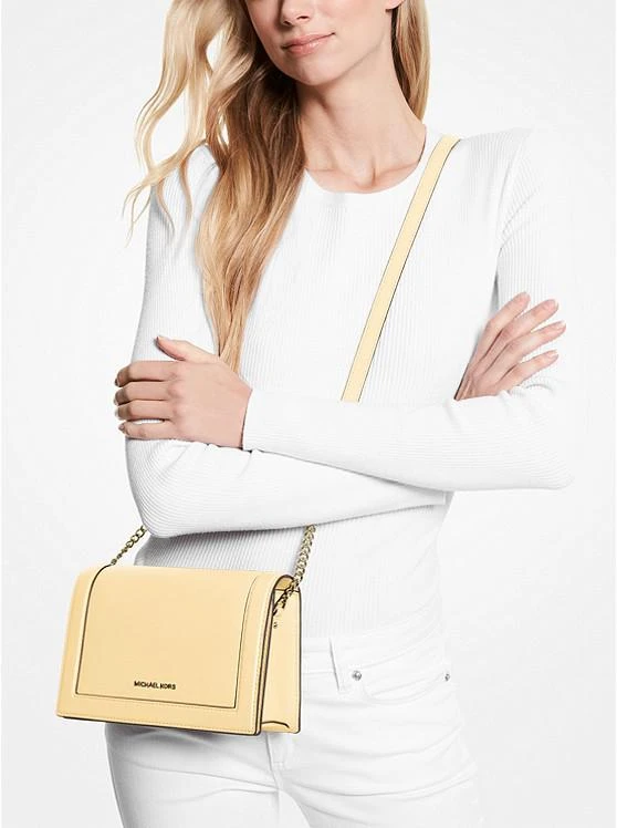 商品Michael Kors|Jet Set Large Saffiano Leather Crossbody Bag,价格¥670,第3张图片详细描述