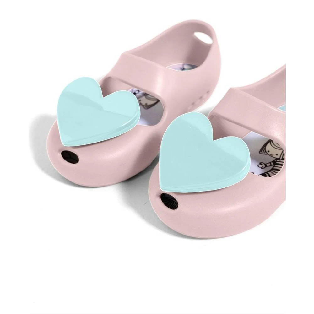 商品Baubles + Soles|Toddler Girls Kaia Shoes with Twist Lock Slip-On Interchangeable Flat,价格¥374,第3张图片详细描述