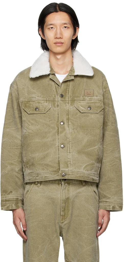 商品Acne Studios|Khaki Padded Jacket,价格¥2517,第1张图片