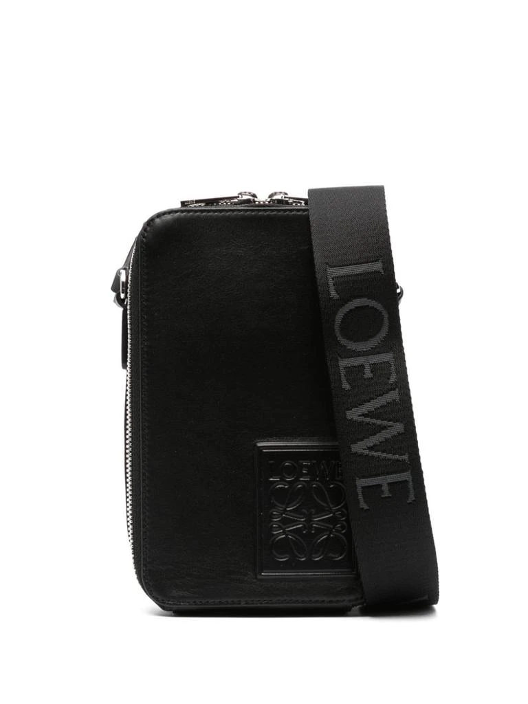 商品Loewe|LOEWE - Vertical Pocket Satin Calfskin Crossbody Bag,价格¥9055,第1张图片