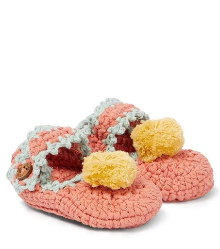 商品Louise Misha|Baby Rosette crochet slippers,价格¥146,第1张图片