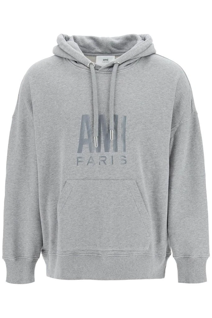 商品AMI|Ami paris logo embroidery hoodie,价格¥1698,第1张图片