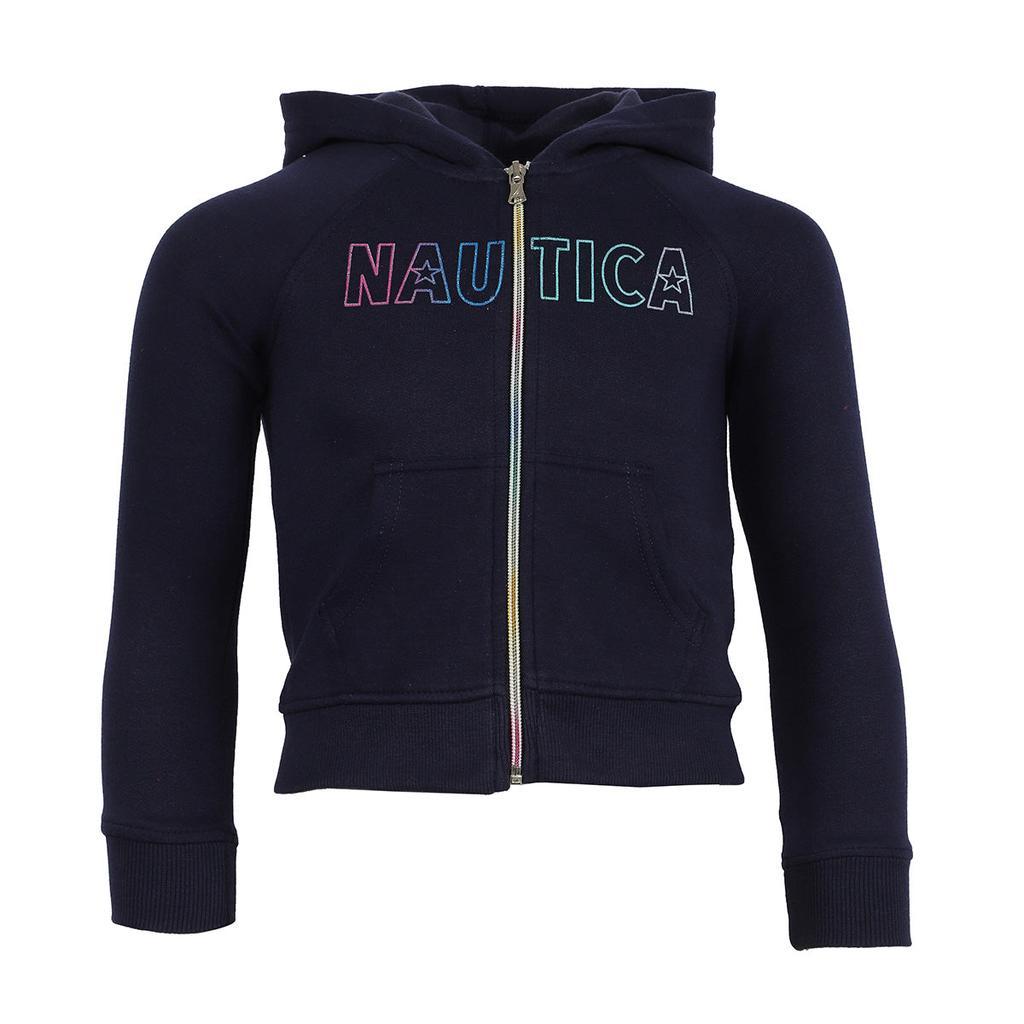 商品Nautica|Nautica Girl's Ombre Zip Up Hoodie,价格¥233-¥241,第3张图片详细描述