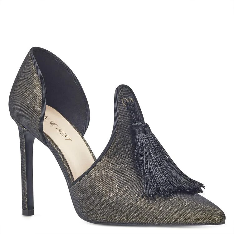 商品Nine West|Tyrell 尖头流苏高跟鞋,价格¥371,第1张图片