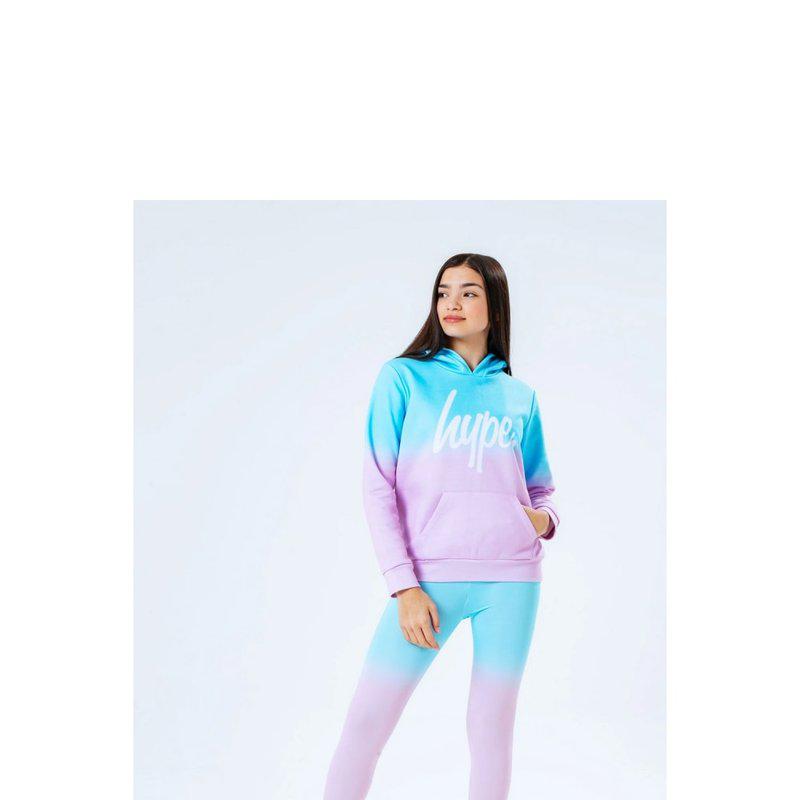 Girls Fade Hoodie Pink/Blue商品第1张图片规格展示