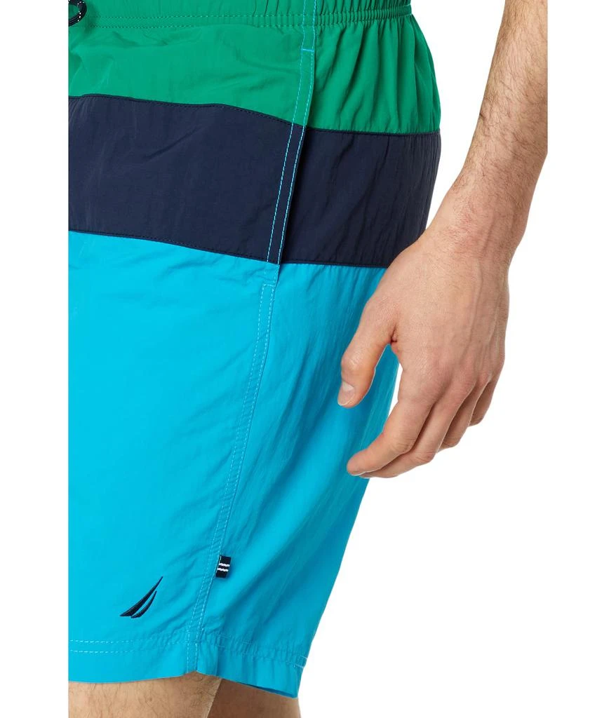 商品Nautica|8" Color-Block Quick-Dry Swim,价格¥296,第3张图片详细描述