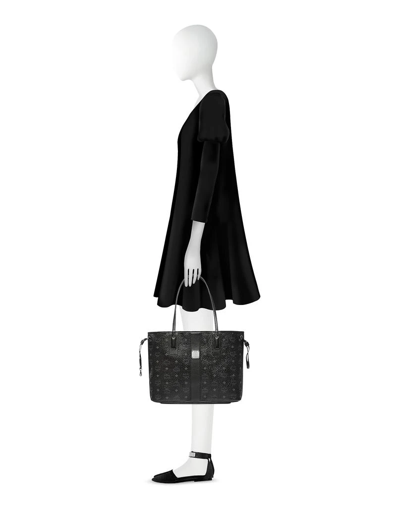 商品MCM|黑色 Shopper Project Visetos米色中号双面手提包,价格¥3765,第3张图片详细描述
