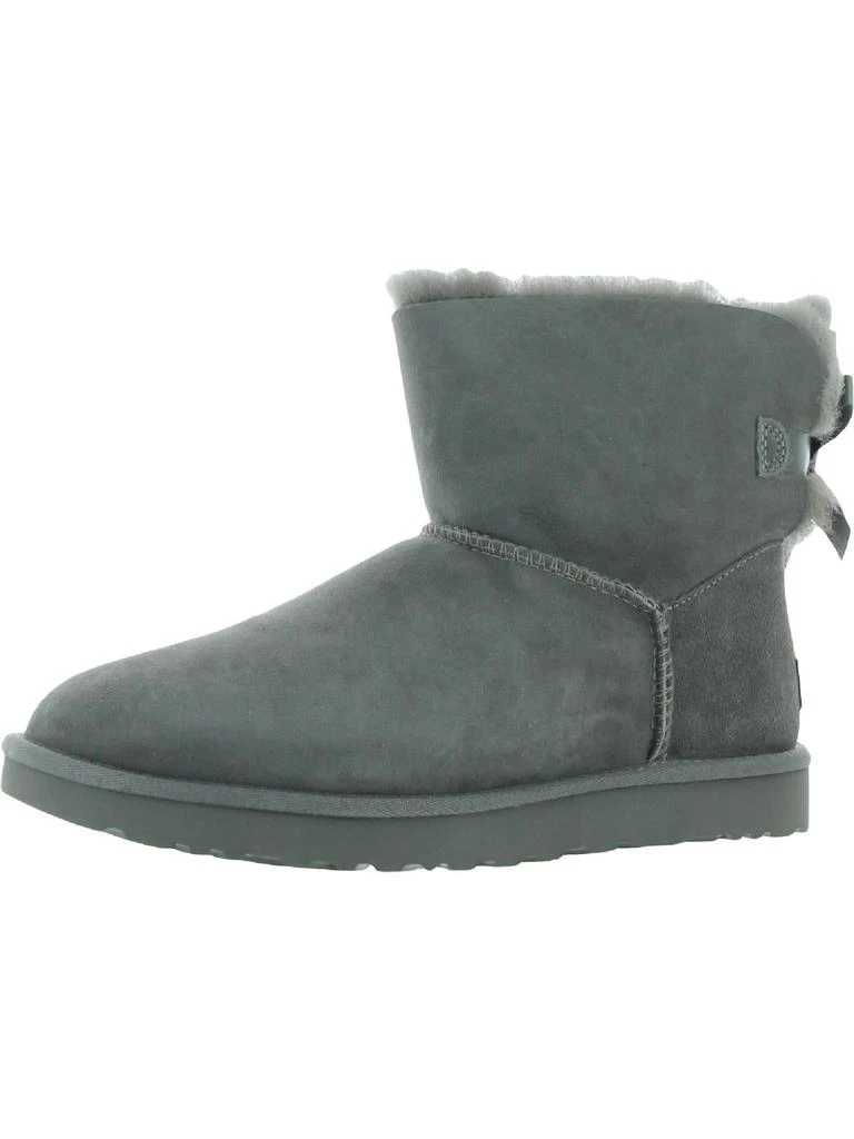 Mini Bailey Bow II Womens Suede Shearling Winter Boots 商品