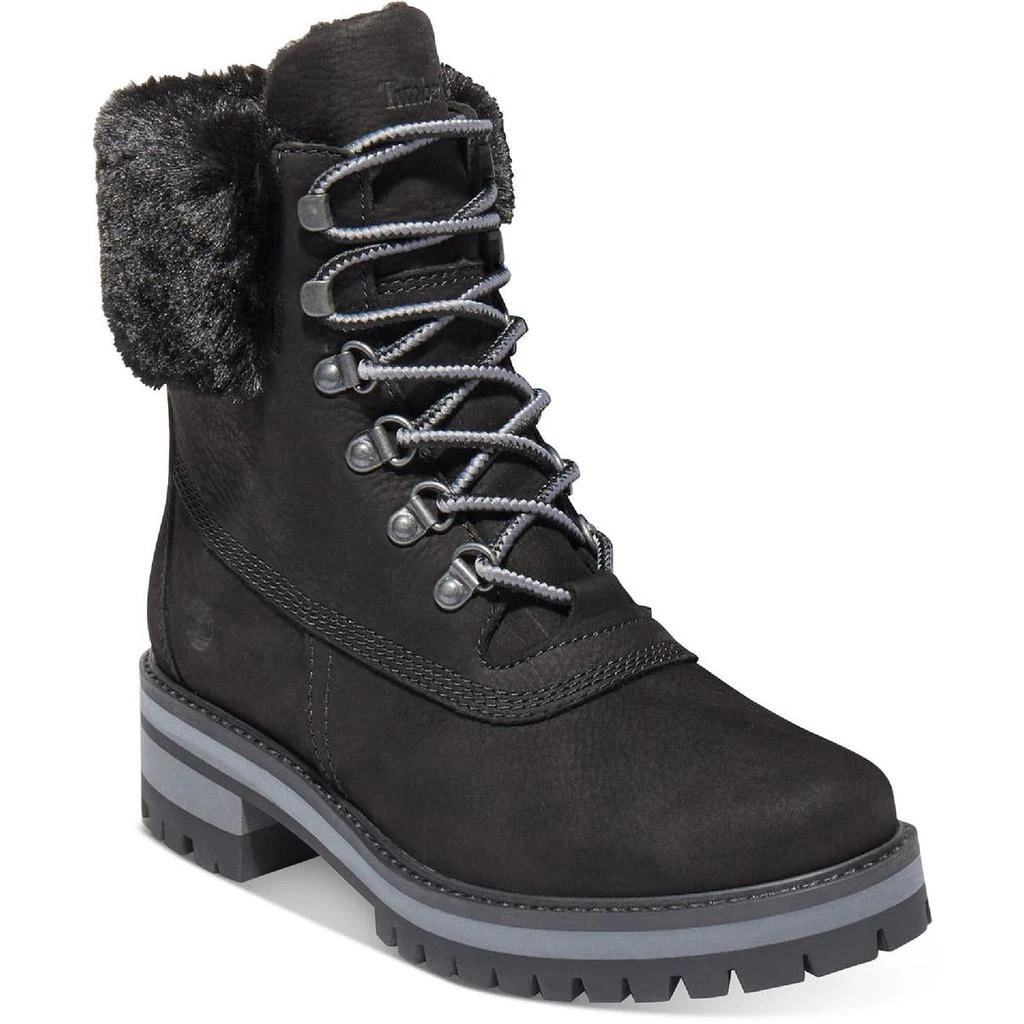 商品Timberland|Timberland Womens Courmayeur Valley Leather Lugged Sole Winter & Snow Boots,价格¥385,第1张图片