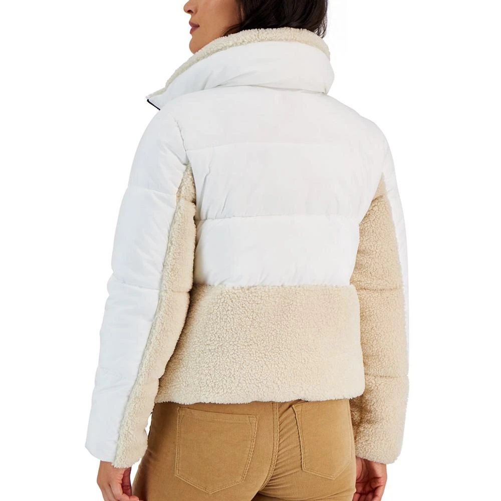 商品Tommy Hilfiger|Women's Colorblocked Mixed-Media Puffer Jacket,价格¥791,第2张图片详细描述
