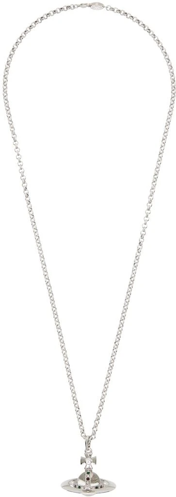 商品Vivienne Westwood|Silver Crystal Necklace,价格¥2372,第1张图片