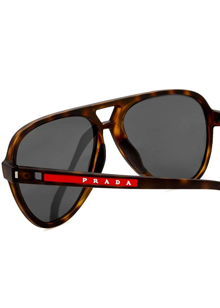 商品Prada|Tortoiseshell aviator-style sunglasses,价格¥961,第3张图片详细描述