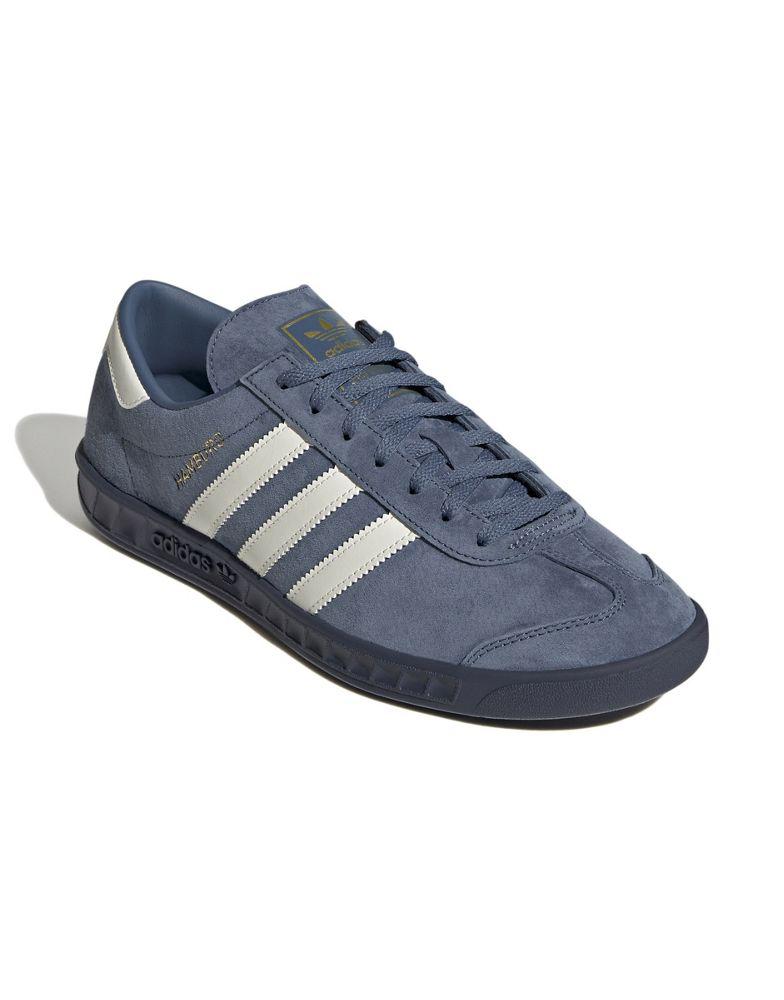 adidas Originals Hamburg trainers in blue商品第1张图片规格展示