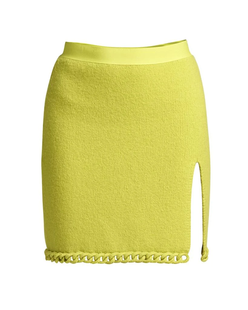 商品Bottega Veneta|Chain Side-Slit Knit Mini Skirt,价格¥3283,第2张图片详细描述