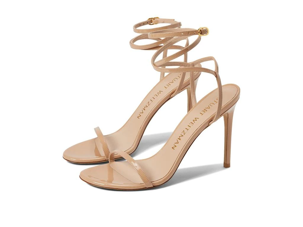 商品Stuart Weitzman|Barelynude 100 Wrap Sandal,价格¥2632,第1张图片