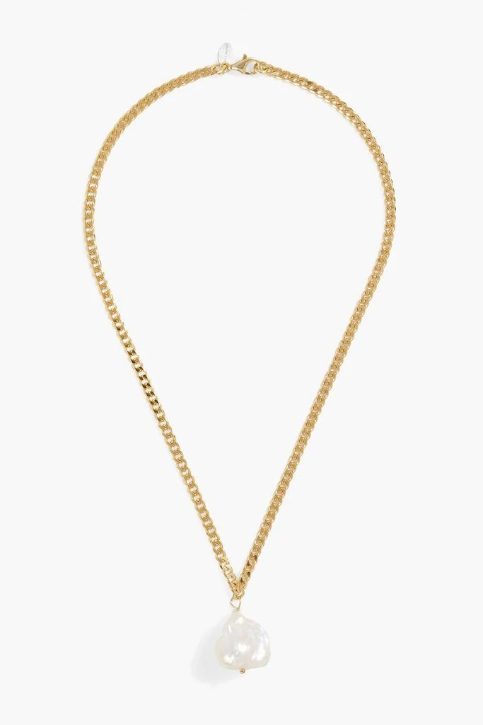 商品Magda Butrym|Gold-plated freshwater pearl necklace,价格¥2080,第1张图片